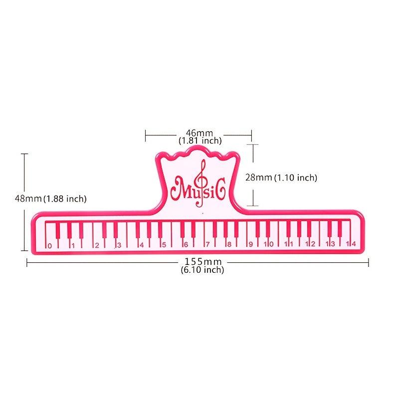 10 Durable Music Note Clips for Piano Guitar Violin Sheet Music