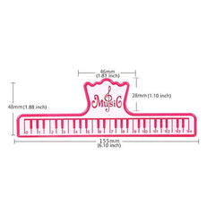 10 Durable Music Note Clips for Piano Guitar Violin Sheet Music