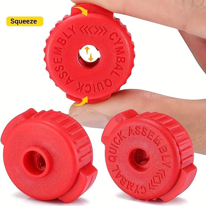 Plastic Cymbal Mates Quick Release Nut for 8mm Threaded Cymbal Stands