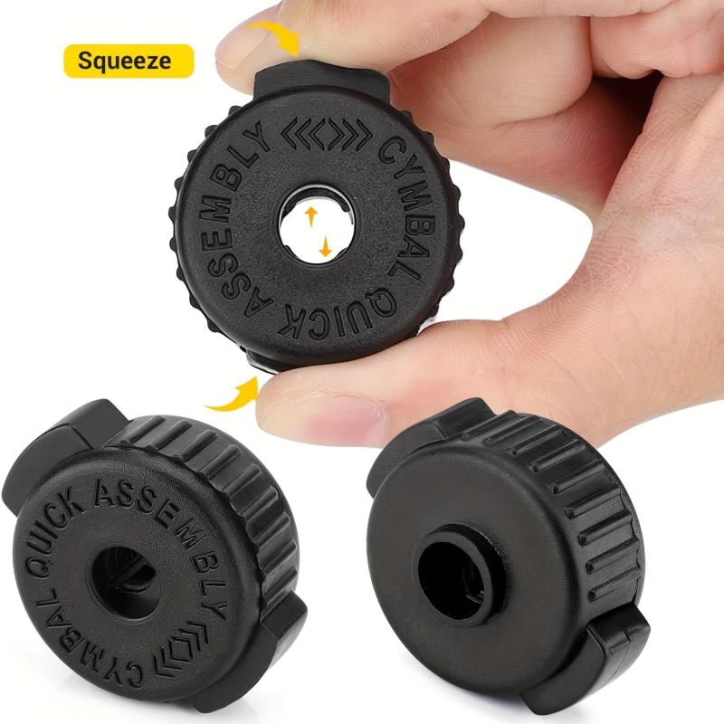 Plastic Cymbal Mates Quick Release Nut for 8mm Threaded Cymbal Stands