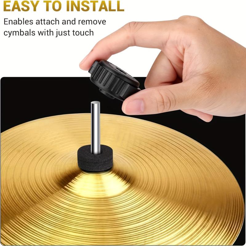 Plastic Cymbal Mates Quick Release Nut for 8mm Threaded Cymbal Stands