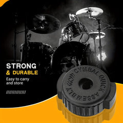Plastic Cymbal Mates Quick Release Nut for 8mm Threaded Cymbal Stands