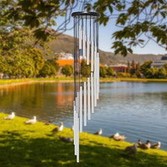 Nordic Classic 18-Tube Metal Wind Chimes for Garden Patio Decor