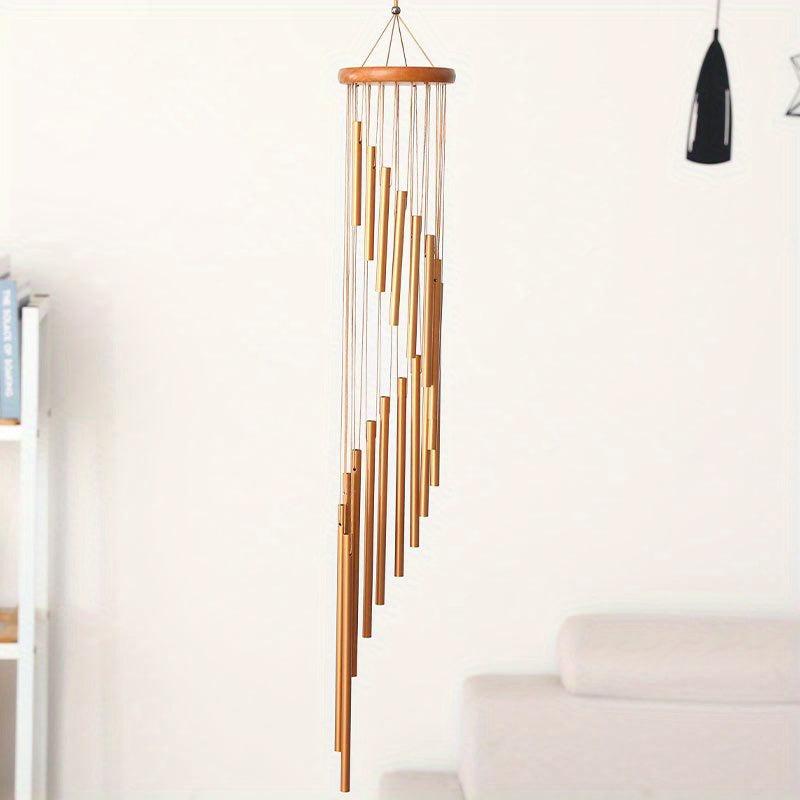 Nordic Classic 18-Tube Metal Wind Chimes for Garden Patio Decor