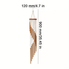 Nordic Classic 18-Tube Metal Wind Chimes for Garden Patio Decor