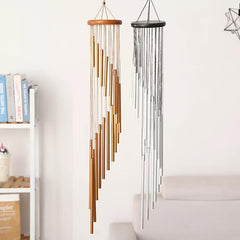 Nordic Classic 18-Tube Metal Wind Chimes for Garden Patio Decor