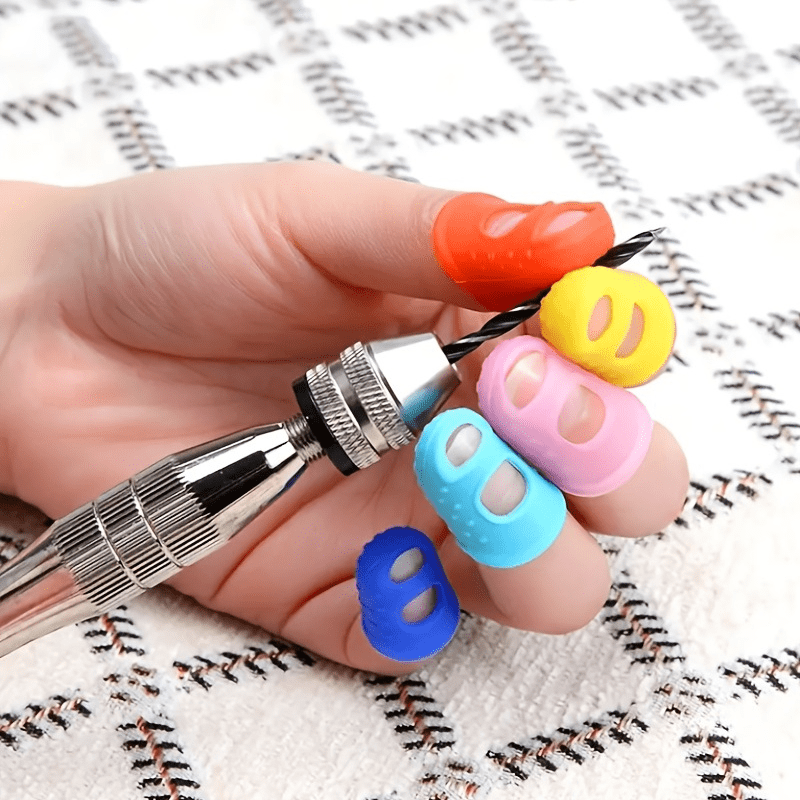 10pcs Anti-scald Finger Thimbles Gloves for Guitar DIY Craft