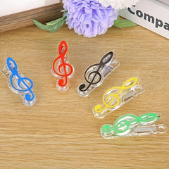 Music Notation Clips 10 Colors