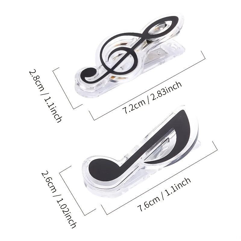 Music Notation Clips 10 Colors
