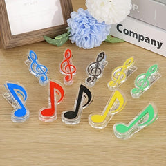Music Notation Clips 10 Colors