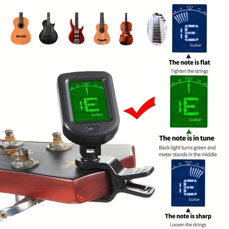 Precise Instrument Tuner for Guitar Ukulele Bass Violin