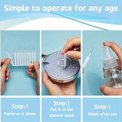 10Pcs 65mm Soft Round Brushes for Mobile Charging Port Cleaning