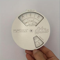 Wooden Musician Melody Wheel Toy for Kids
