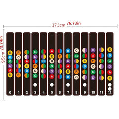 Guitar Fretboard Note Decals - Unlock Your Potential