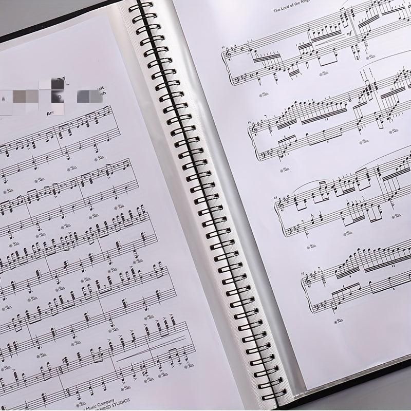 Waterproof Music Folder A4 Size 60 Pockets Double Sided