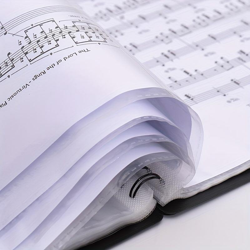 Waterproof Music Folder A4 Size 60 Pockets Double Sided