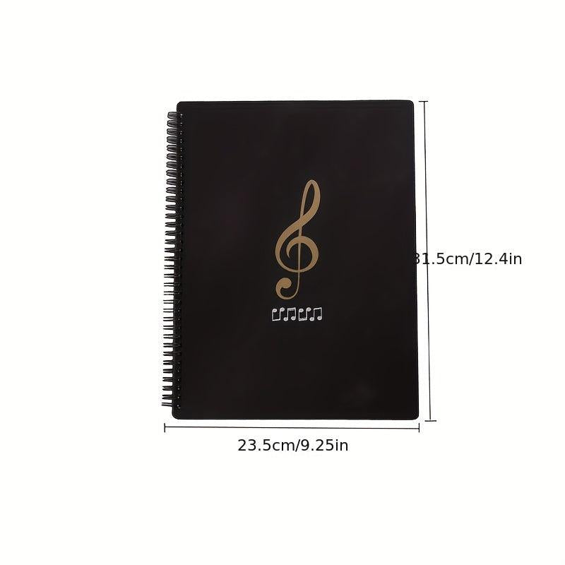 Waterproof Music Folder A4 Size 60 Pockets Double Sided