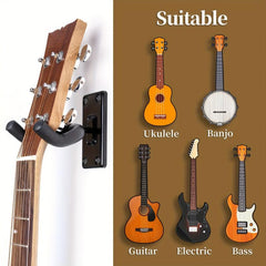 Guitar Wall Mount with Soft Sponge for Guitar Bass