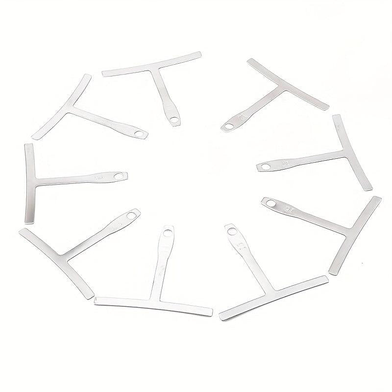 9pcs Guitar Ruler Set for Neck Fingerboard Fret Curve