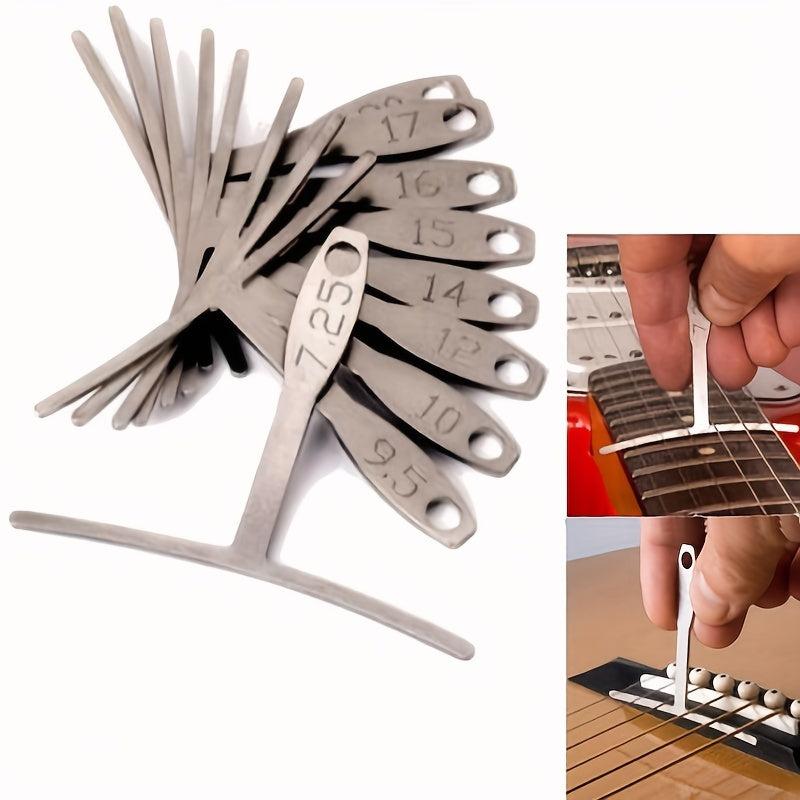 9pcs Guitar Ruler Set for Neck Fingerboard Fret Curve