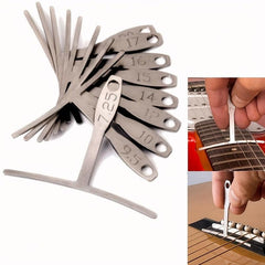 9pcs Guitar Ruler Set for Neck Fingerboard Fret Curve