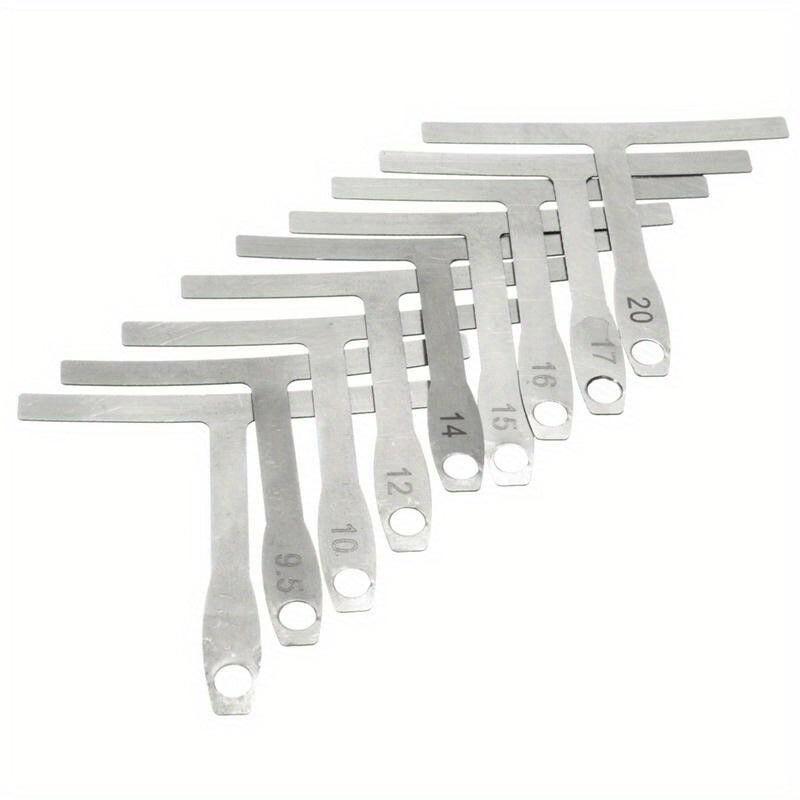 9pcs Guitar Ruler Set for Neck Fingerboard Fret Curve