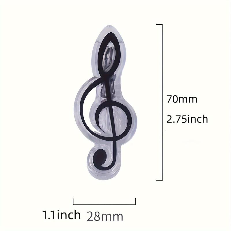 Compact Music Sheet Clip Note Organizer