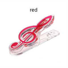 Compact Music Sheet Clip Note Organizer