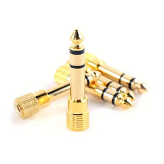 6 35mm to 3 5mm Audio Adapter for Microphones AUX Cables & Pianos