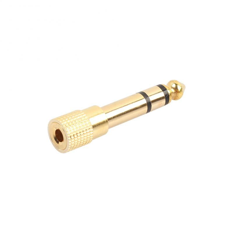6 35mm to 3 5mm Audio Adapter for Microphones AUX Cables & Pianos
