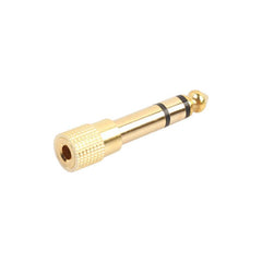 6 35mm to 3 5mm Audio Adapter for Microphones AUX Cables & Pianos