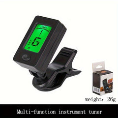 Universal Tuner & Tuning Table for Guitar Bass Violin Ukulele