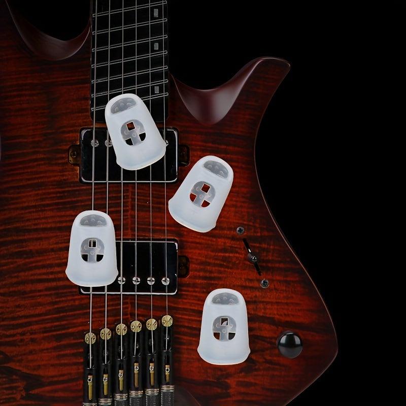 12pcs Guitar Fingertip Protectors Thumb Holders for Strings Comfortable Covers