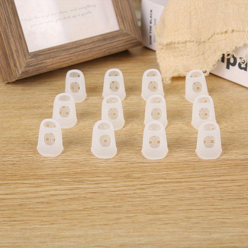 12pcs Guitar Fingertip Protectors Thumb Holders for Strings Comfortable Covers