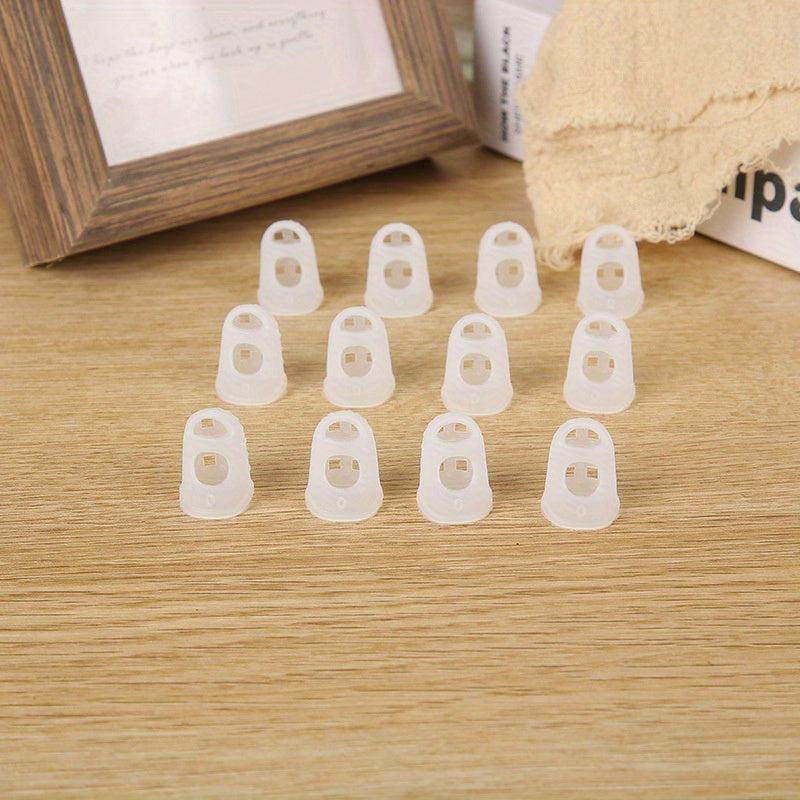 12pcs Guitar Fingertip Protectors Thumb Holders for Strings Comfortable Covers
