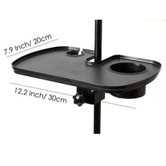 Microphone Stand Tray for Streaming & Recording
