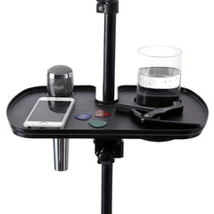 Microphone Stand Tray for Streaming & Recording
