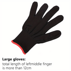 Beginners Left Hand Guitar Gloves Nylon Wear Resistant Anti Slip