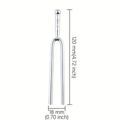 440Hz Tuning Fork Stainless Steel Silver Violin Music Tuning Fork