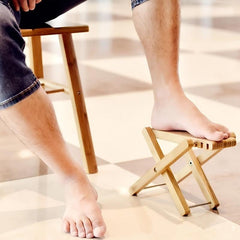 Adjustable Folding Guitar Footstool for Musicians