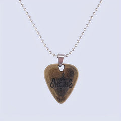 Rock and Roll Guitar Pick Necklace Hip Hop Style Music Gift