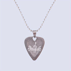 Rock and Roll Guitar Pick Necklace Hip Hop Style Music Gift