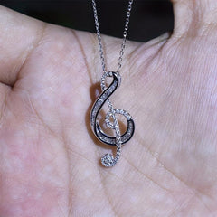 Music Note Clef Necklace Jewelry for Musicians