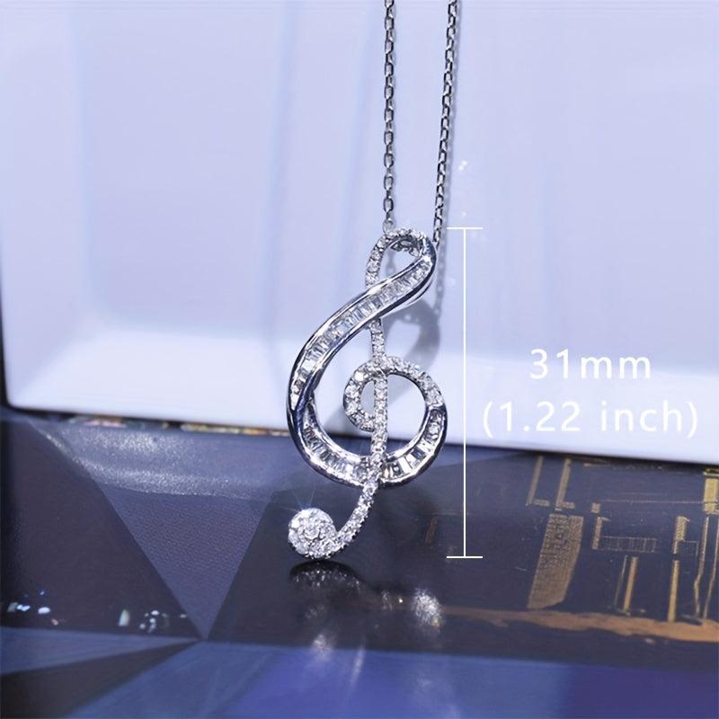 Music Note Clef Necklace Jewelry for Musicians