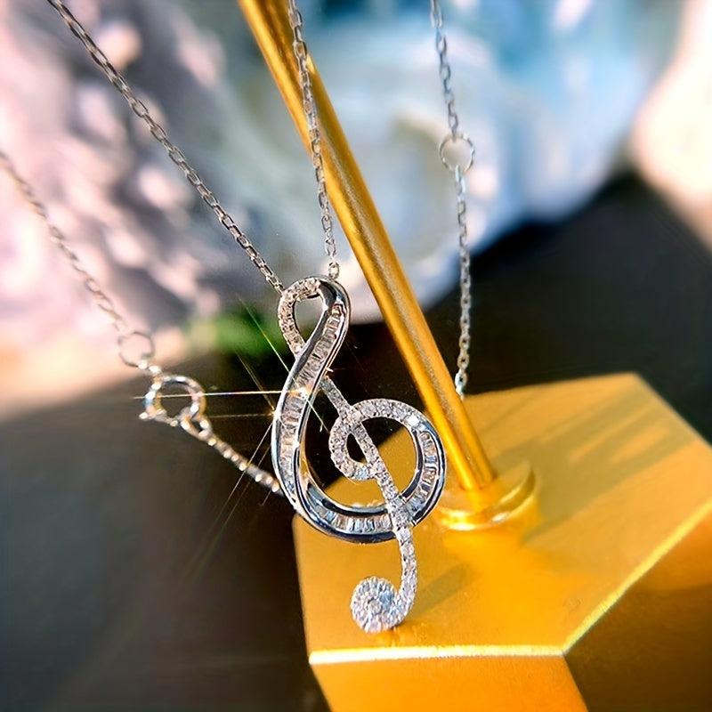 Music Note Clef Necklace Jewelry for Musicians