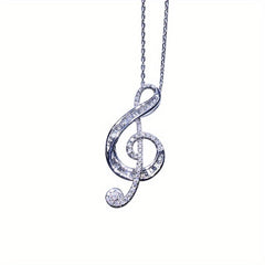 Music Note Clef Necklace Jewelry for Musicians