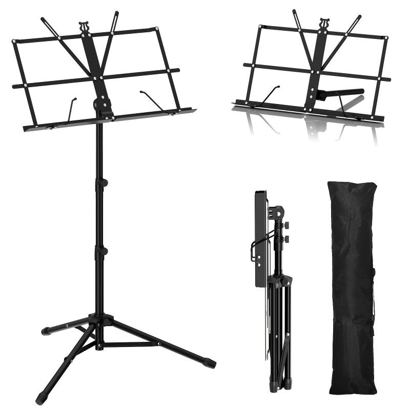 Folding Music Stand For Sheet Music Portable Music Stand