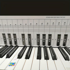 88 Key Piano Keyboard Practice Portable Fingerings Reference