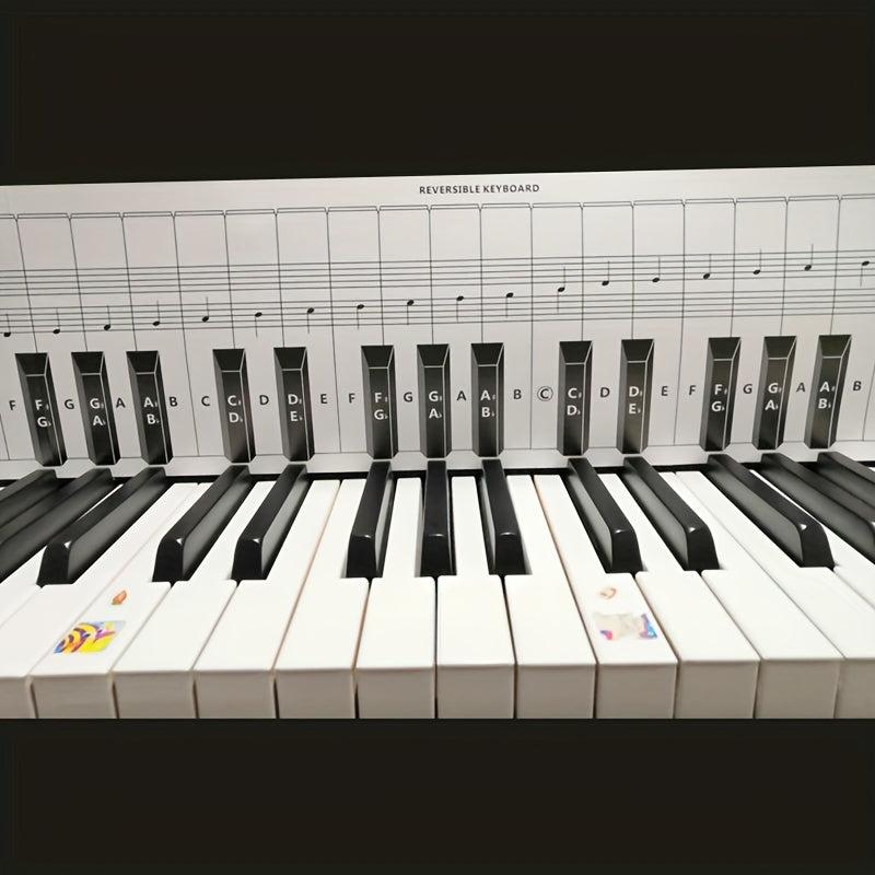 88 Key Piano Keyboard Practice Portable Fingerings Reference