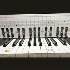 88 Key Piano Keyboard Practice Portable Fingerings Reference